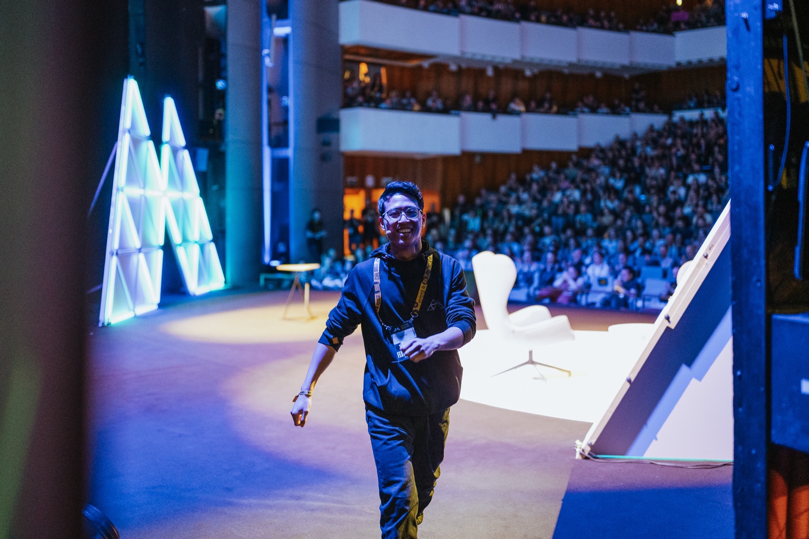 David na Marketing Festival, hlavní sál